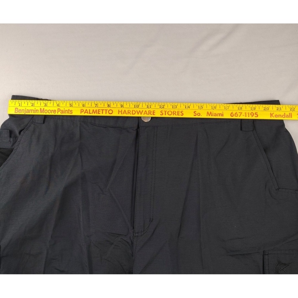 Reel Legends Tarpon Performance Shorts Mens XXL Black 7.5" Inseam Quick Dry - Picture 14 of 16